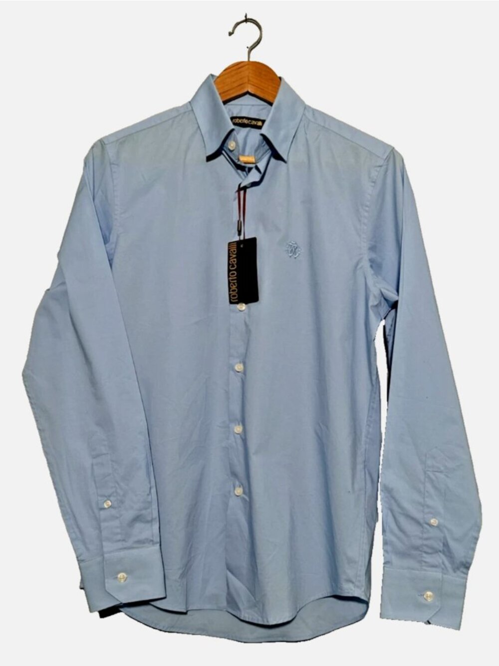 Roberto Cavalli Class Camicia Comfort Fit Long Sleeve Button Down Dress Shirt